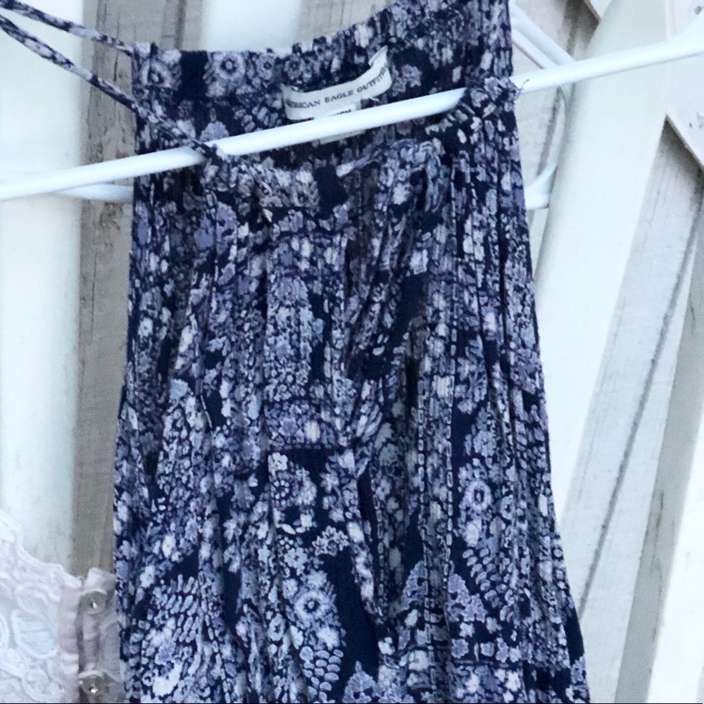 navy blue American Eagle romper